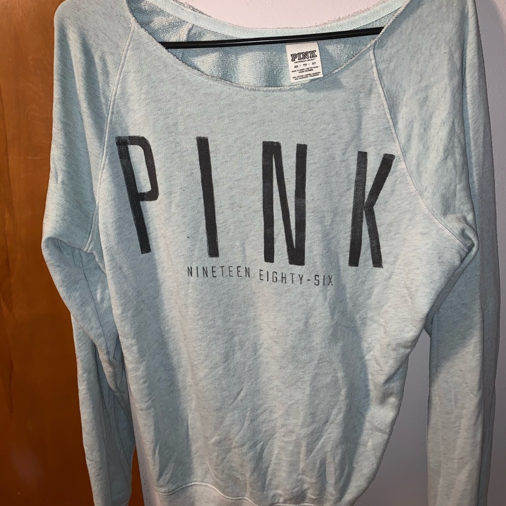 PINK Off The Shoulder Sweater
